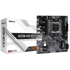 Материнська плата AsRock A620M-HDV/M.2+ (sAM5, AMD A620)