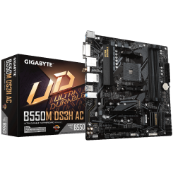 Материнська плата Gigabyte B550M DS3H AC (sAM4, AMD B550)