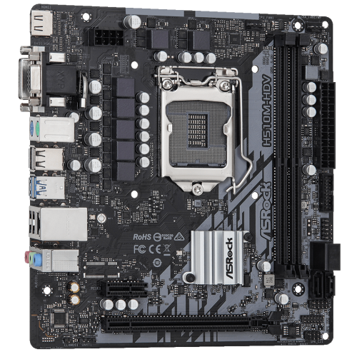 Продать Материнская плата AsRock H510M-HDV R2.0 (s1200, Intel H510) по Trade-In интернет-магазине Телемарт - Киев, Днепр, Украина фото