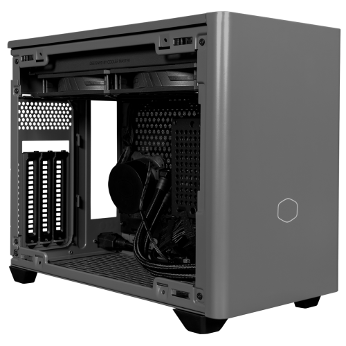 Корпус Cooler Master MasterBox NR200P MAX Tempered Glass 850W (NR200P-MCNN85-SL1) Black купити з перевіркою сумісності: огляд, характеристики, ціна у Києві, Львові, Вінниці, Хмельницькому, Івано-Франківську, Україні | інтернет-магазин TELEMART.UA фото