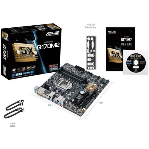 Продать Материнская плата Asus Q170M2 (s1151, Intel Q170) по Trade-In интернет-магазине Телемарт - Киев, Днепр, Украина фото