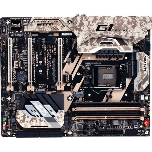 Продать Материнская плата Gigabyte GA-X170-EXTREME ECC (s1151, Intel С236) по Trade-In интернет-магазине Телемарт - Киев, Днепр, Украина фото