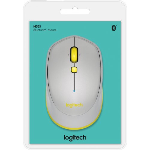 Купити Миша Logitech Bluetooth Mouse M535 Grey - ціна в Києві, Львові, Вінниці, Хмельницькому, Франківську, Україні | інтернет-магазин TELEMART.UA фото