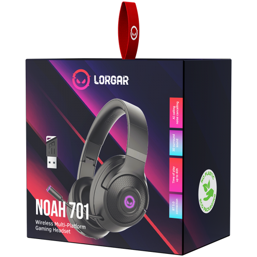 Photo Headset Lorgar Noah 701 (LRG-GHS701) Black