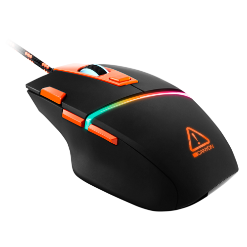 Купить Мышка Canyon Sulaco GM-4 (CND-SGM04RGB) Black - цена в Харькове, Киеве, Днепре, Одессе
в интернет-магазине Telemart фото