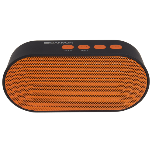 Портативная акустика Canyon Portable Bluetooth (CNE-CBTSP3BO) Black/Orange купить в Украине | Telemart фото