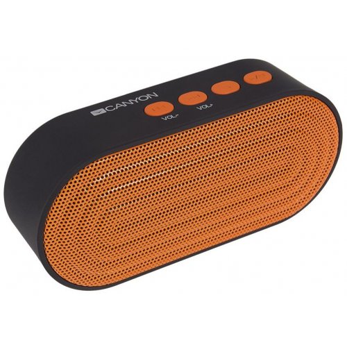 Портативная акустика Canyon Portable Bluetooth (CNE-CBTSP3BO) Black/Orange купить в Украине | Telemart фото