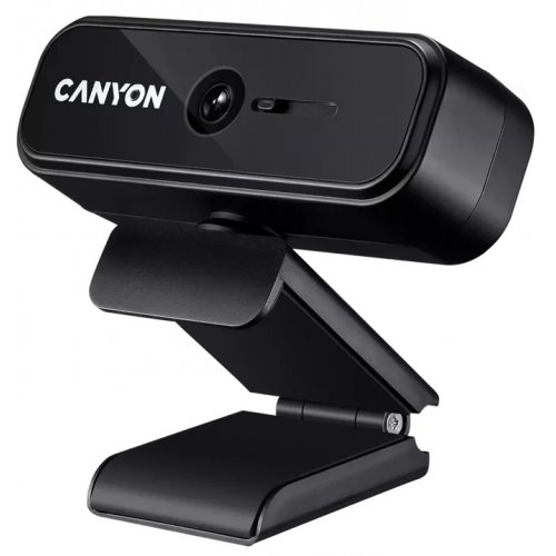 Купити Веб-камера Canyon C2 HD (CNE-HWC2) Black - ціна в Києві, Львові, Вінниці, Хмельницькому, Франківську, Україні | інтернет-магазин TELEMART.UA фото