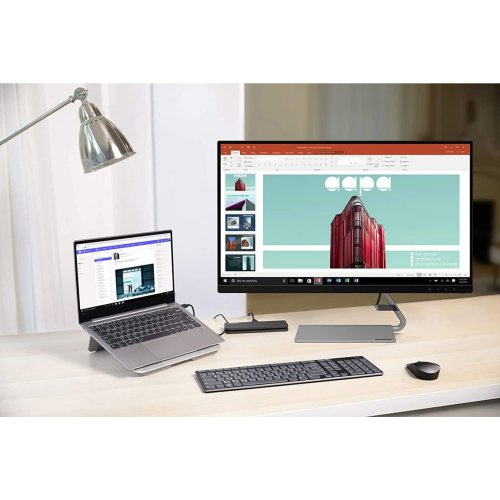 Купить Подставка для ноутбука Lenovo Portable Metal Laptop Stand (GXF0X02618) Silver - цена в Харькове, Киеве, Днепре, Одессе
в интернет-магазине Telemart фото