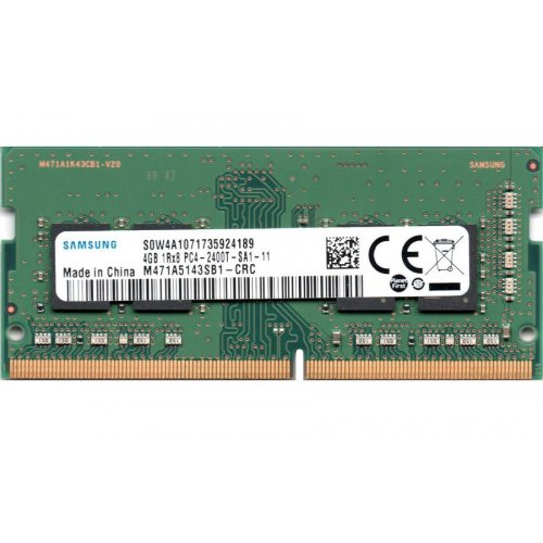 Продать ОЗУ Samsung SODIMM DDR4 4GB 2400Mhz (M471A5143SB1-CRC) по Trade-In интернет-магазине Телемарт - Киев, Днепр, Украина фото