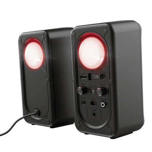 Купити Акустична система Trust GXT 635 Rumax RGB (23927) Black - ціна в Києві, Львові, Вінниці, Хмельницькому, Франківську, Україні | інтернет-магазин TELEMART.UA фото