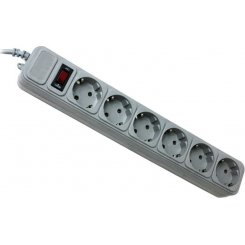 Мережевий фільтр Gembird 4.5m 6 розеток (SP6-G-15G) Grey