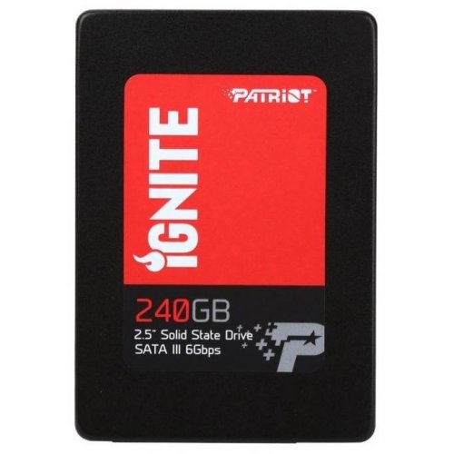 Продати SSD-диск Patriot IGNITE 240GB 2.5" (PI240GS325SSDR) за Trade-In у інтернет-магазині Телемарт - Київ, Дніпро, Україна фото