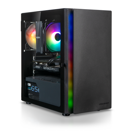 Купить Компьютер HEXO Gaming RTX3050 Base (HGB-3600N3050-16S500BK) Black - цена в Харькове, Киеве, Днепре, Одессе
в интернет-магазине Telemart фото