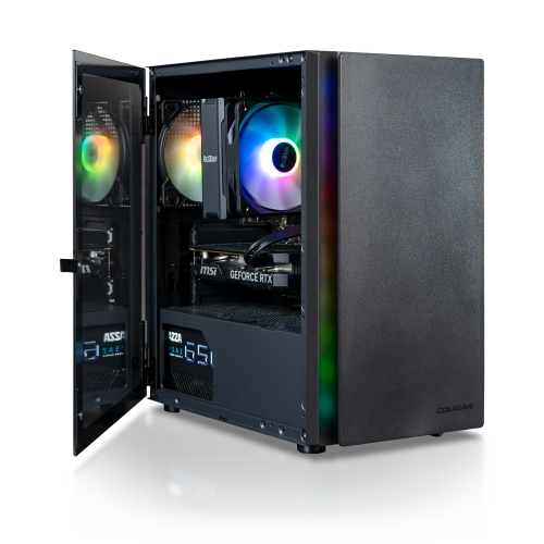 Купить Компьютер HEXO Gaming RTX3050 Base (HGB-3600N3050-16S500BK) Black - цена в Харькове, Киеве, Днепре, Одессе
в интернет-магазине Telemart фото