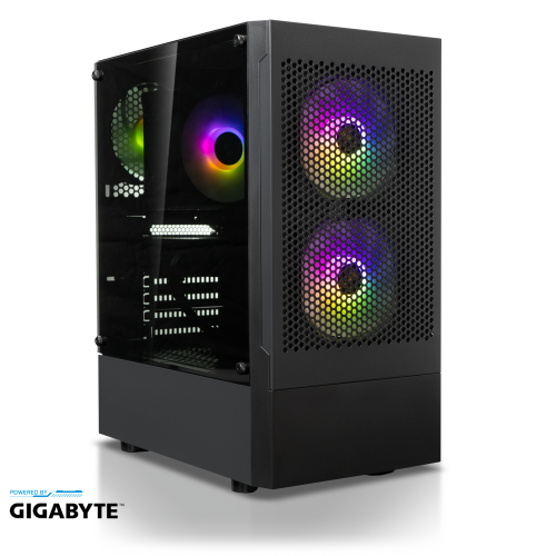 Купити Комп'ютер HEXO Gaming RTX3050 Base (HGB-5500N3050-16S500BK) Black - ціна в Києві, Львові, Вінниці, Хмельницькому, Франківську, Україні | інтернет-магазин TELEMART.UA фото