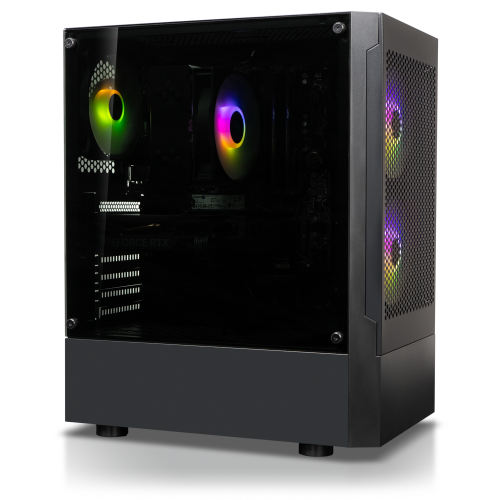 Купити Комп'ютер HEXO Gaming RTX3050 Base (HGB-5500N3050-16S500BK) Black - ціна в Києві, Львові, Вінниці, Хмельницькому, Франківську, Україні | інтернет-магазин TELEMART.UA фото