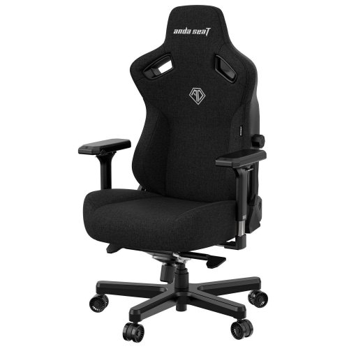 Ігрове крісло Anda Seat Kaiser 3 L (AD12YDC-L-01-B-CF) Black купити в Україні: Київ, Львів, Хмельницький, Тернопіль, Івано-Франківськ | Низька ціна, відгуки, характеристики від TELEMART фото