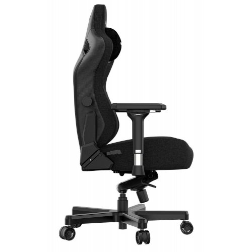 Ігрове крісло Anda Seat Kaiser 3 L (AD12YDC-L-01-B-CF) Black купити в Україні: Київ, Львів, Хмельницький, Тернопіль, Івано-Франківськ | Низька ціна, відгуки, характеристики від TELEMART фото