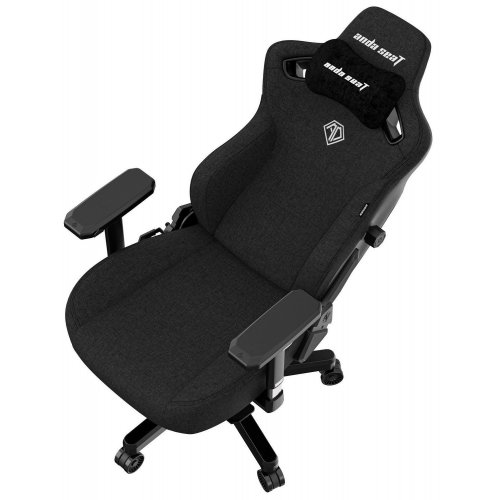 Ігрове крісло Anda Seat Kaiser 3 L (AD12YDC-L-01-B-CF) Black купити в Україні: Київ, Львів, Хмельницький, Тернопіль, Івано-Франківськ | Низька ціна, відгуки, характеристики від TELEMART фото