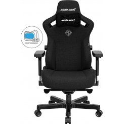 Ігрове крісло Anda Seat Kaiser 3 L (AD12YDC-L-01-B-CF) Black