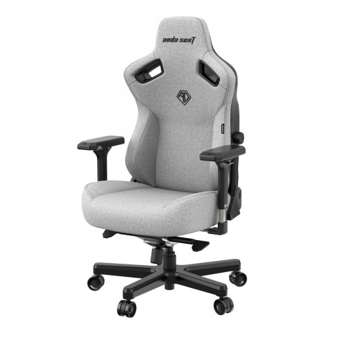 Ігрове крісло Anda Seat Kaiser 3 L (AD12YDC-L-01-G-PV/F) Grey купити в Україні: Київ, Львів, Хмельницький, Тернопіль, Івано-Франківськ | Низька ціна, відгуки, характеристики від TELEMART фото