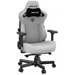 Игровое кресло Anda Seat Kaiser 3 L (AD12YDC-L-01-G-PV/F) Grey