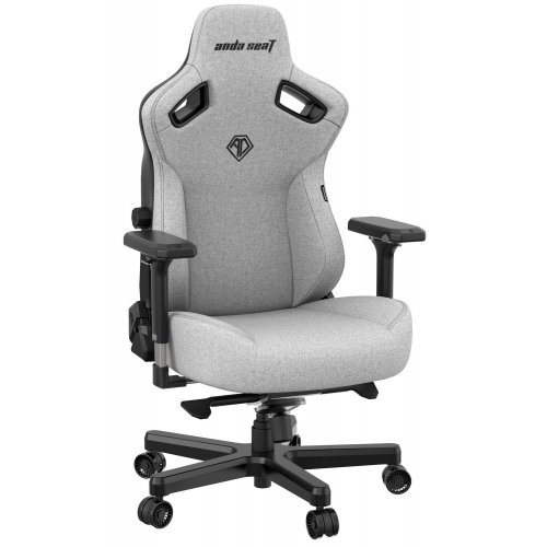 Купить Игровое кресло Anda Seat Kaiser 3 L (AD12YDC-L-01-G-PV/F) Grey - цена в Харькове, Киеве, Днепре, Одессе
в интернет-магазине Telemart фото