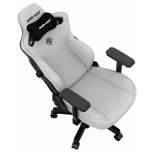 Купити Ігрове крісло Anda Seat Kaiser 3 L (AD12YDC-L-01-G-PV/F) Grey - ціна в Києві, Львові, Вінниці, Хмельницькому, Франківську, Україні | інтернет-магазин TELEMART.UA фото