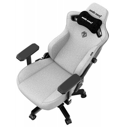 Купить Игровое кресло Anda Seat Kaiser 3 L (AD12YDC-L-01-G-PV/F) Grey - цена в Харькове, Киеве, Днепре, Одессе
в интернет-магазине Telemart фото