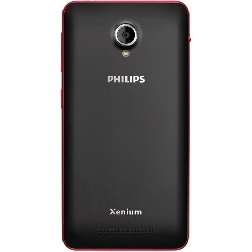 Купить Смартфон Philips Xenium V377 Dual Sim Black Red - цена в Харькове, Киеве, Днепре, Одессе
в интернет-магазине Telemart фото