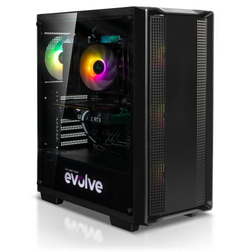 Продати Ігровий ПК EVOLVE OptiPart Silver 2B (EVOP-S2BR550N306-D416S500GBk) Black за Trade-In у інтернет-магазині Телемарт - Київ, Дніпро, Україна фото