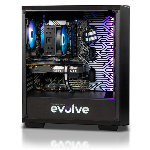 Продать Игровой ПК EVOLVE OptiPart Silver 2B (EVOP-S2BR550N306-D416S500GBk) Black по Trade-In интернет-магазине Телемарт - Киев, Днепр, Украина фото