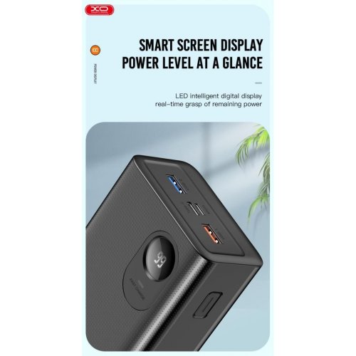 Powerbank XO PR169 30000mAh 65W Black купить в Украине | Telemart фото