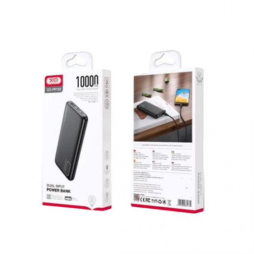 Купить Powerbank XO PR182 10000mAh Black - цена в Харькове, Киеве, Днепре, Одессе
в интернет-магазине Telemart фото