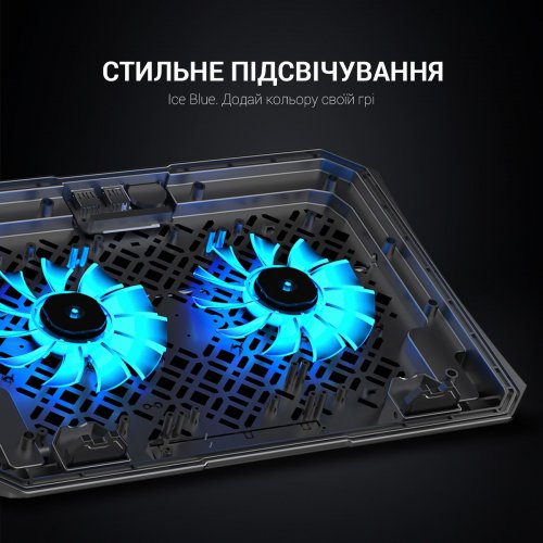 Підставка для ноутбука GamePro CP413 Black купити в Україні | Telemart фото