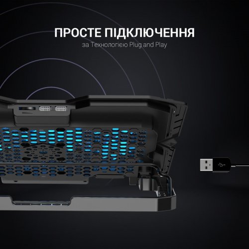 Підставка для ноутбука GamePro CP627 Black купити в Україні | Telemart фото
