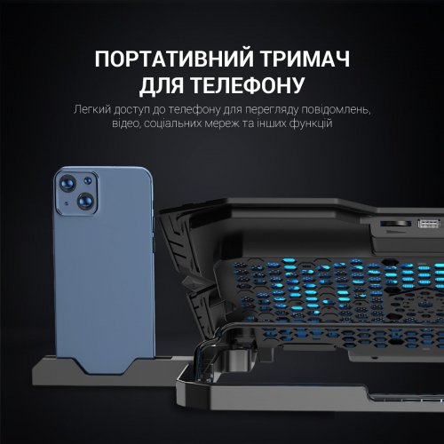 Підставка для ноутбука GamePro CP627 Black купити в Україні | Telemart фото
