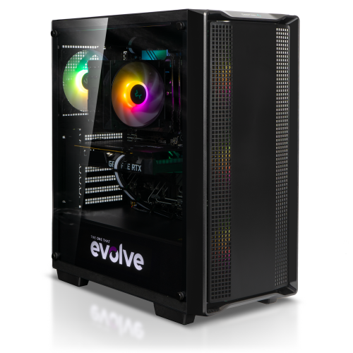 Продать Игровой ПК EVOLVE OptiPart Gold H+ (EVOP-GHi1240FN306-D432S1TBk) Black по Trade-In интернет-магазине Телемарт - Киев, Днепр, Украина фото