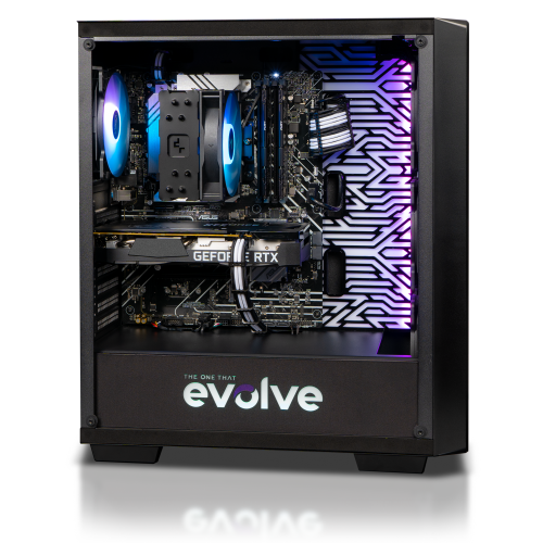 Продать Игровой ПК EVOLVE OptiPart Gold H+ (EVOP-GHi1240FN306-D432S1TBk) Black по Trade-In интернет-магазине Телемарт - Киев, Днепр, Украина фото