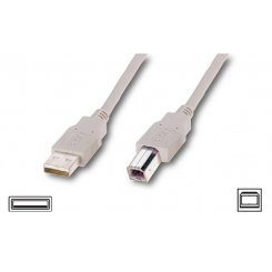 Кабель ATcom USB 2.0 AM-BM 3m с ферритом (8099)
