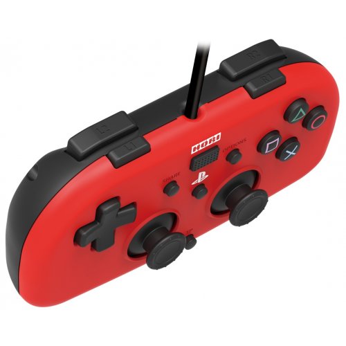 Купити Геймпад Hori Mini for PS4 (4961818028418) Red - ціна в Києві, Львові, Вінниці, Хмельницькому, Франківську, Україні | інтернет-магазин TELEMART.UA фото