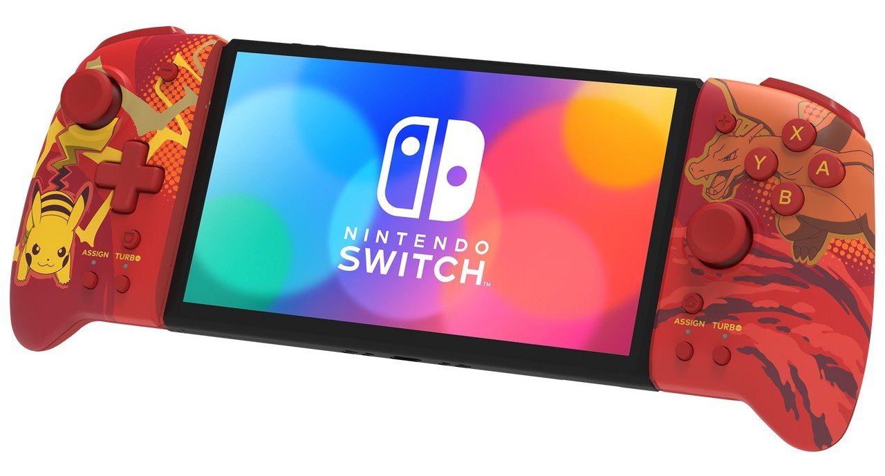 Купить Набор 2 Контроллера Hori Split Pad Pro Pikachu & Charizard for  Nintendo Switch (NSW-413) Red - цена в Харькове, Киеве, Днепре, Одессе в  интернет-магазине Telemart