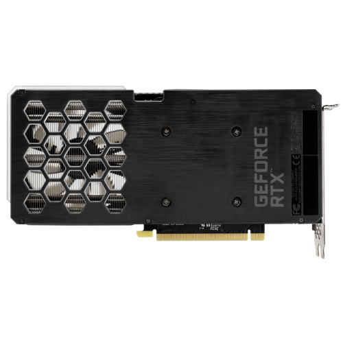 Photo Video Graphic Card Palit GeForce RTX 3060 Ti Dual V1 LHR 8192MB (NE6306T019P2-190AD FR) Factory Recertified