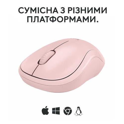 Купити Миша Logitech M240 Silent (910-007121) Rose - ціна в Києві, Львові, Вінниці, Хмельницькому, Франківську, Україні | інтернет-магазин TELEMART.UA фото