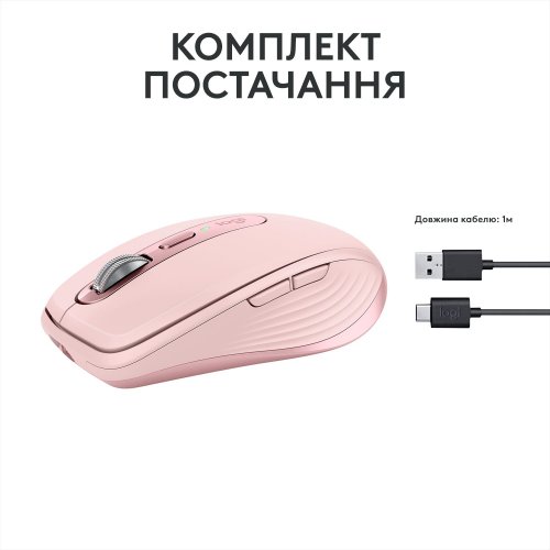 Купить Мышка Logitech MX Anywhere 3S (910-006931) Rose - цена в Харькове, Киеве, Днепре, Одессе
в интернет-магазине Telemart фото