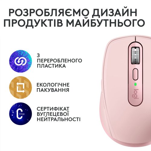 Купить Мышка Logitech MX Anywhere 3S (910-006931) Rose - цена в Харькове, Киеве, Днепре, Одессе
в интернет-магазине Telemart фото