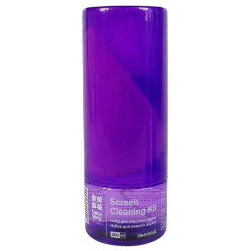 Засіб для чищення ColorWay для LED/TFT/LCD экранов (CW-5163PUR) купити в Україні: Київ, Львів, Хмельницький, Тернопіль, Івано-Франківськ | Низька ціна, відгуки, характеристики від TELEMART фото