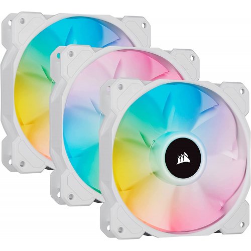 

Corsair iCUE SP120 RGB ELITE Triple Pack with Lighting Node CORE (CO-9050137-WW) White