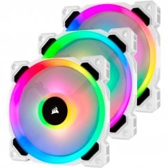 Кулер для корпусу Corsair LL120 RGB Dual Light Loop Triple Pack with Lighting Node PRO (CO-9050092-WW) White